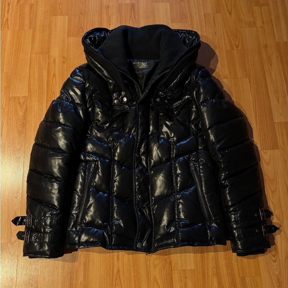 (SOLD) xfrm bono bondage puffer jacket